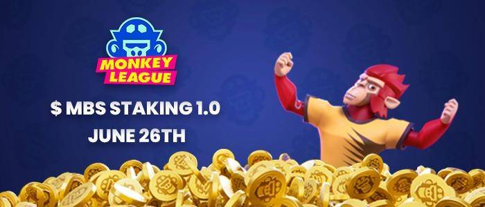 MonkeyLeague Launches Initial $MBS Staking Support And Raffles For Highly Coveted Rewards