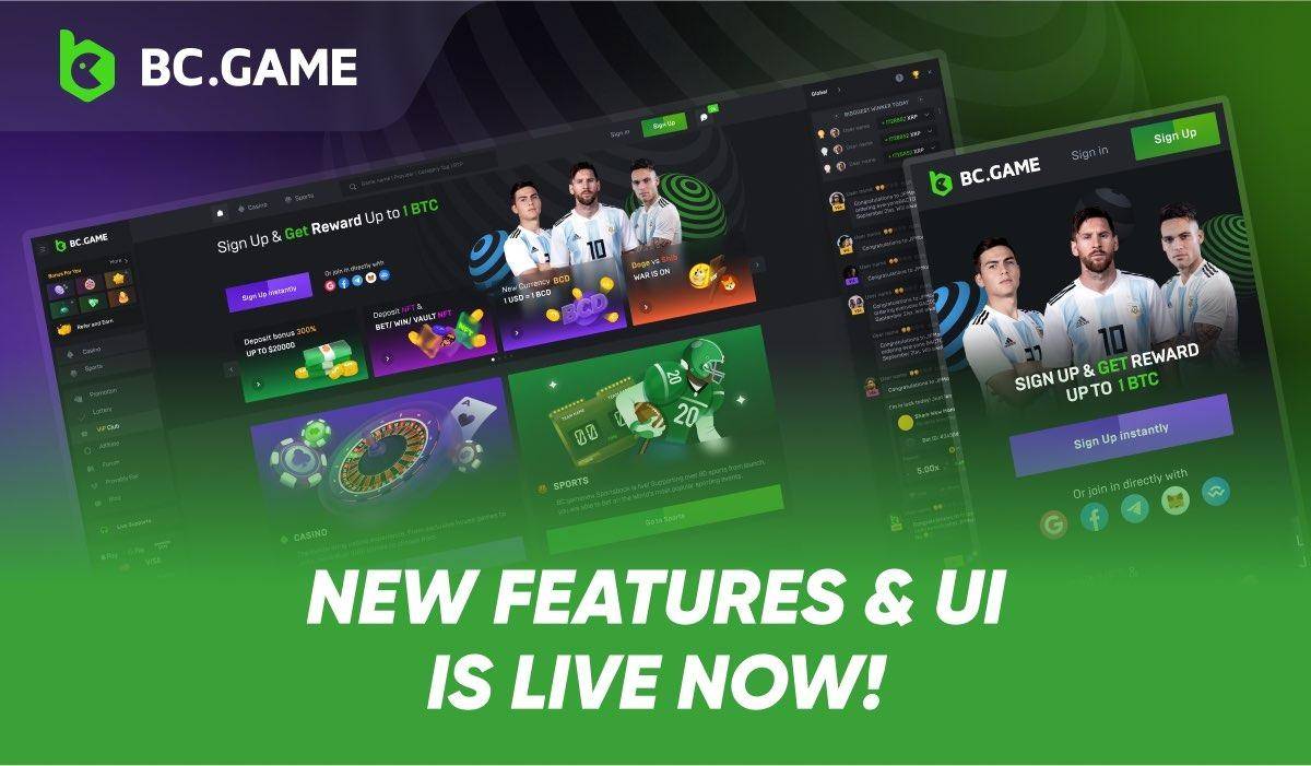 Crypto Casino of the Year BC.GAME Launches Its All-New Redesigned Website With Better Features
